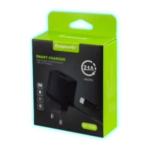 CARGADOR ECOPOWER EP-7058 V8/2.1A/1USB