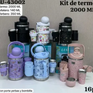 KIT TERMO 4 PCS 2L DISEÑO LU-43002