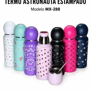 KIT TERMO MATE 3PZS ESTAMPADO 1L MX-288