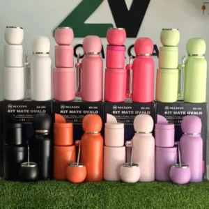 KIT TERMO MATE 5 PZS COLORES ASTRONAUTA 1L MX-306