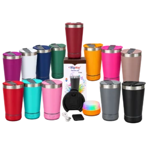 VASO TERMICO 0.5L C/ SPEAKER BSP-07001/MTL1420245