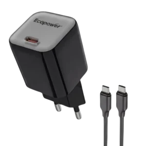 CARGADOR ECOPOWER EP-7201 TC-TC/25W/USB-C